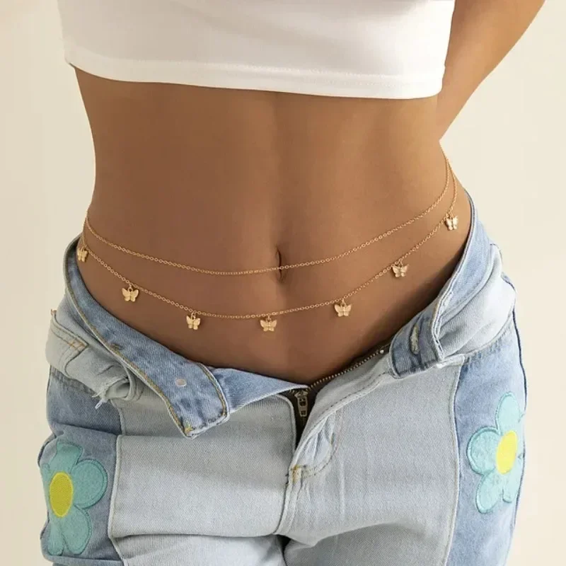 Body Jewelry - Neue Charme Sexy Doppel Schicht Schmetterling
