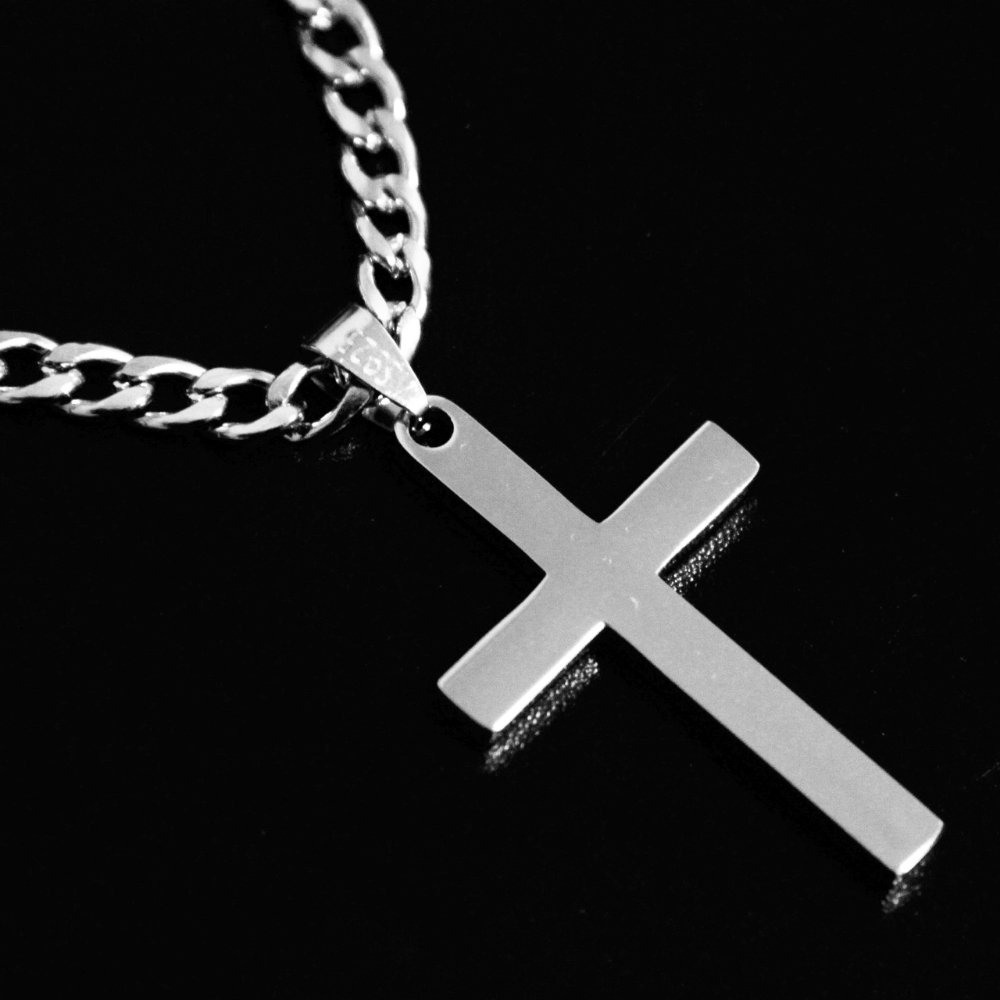 Kreuz-Halskette aus 925er-Ster – 925 Sterling Silver Chain Necklace Men Bewertung und Preis