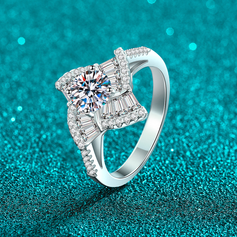 Apaison Funkelnder 1 Karat D-F – Moissanite Engagement Ring 1 Carat Bewertung und Preis