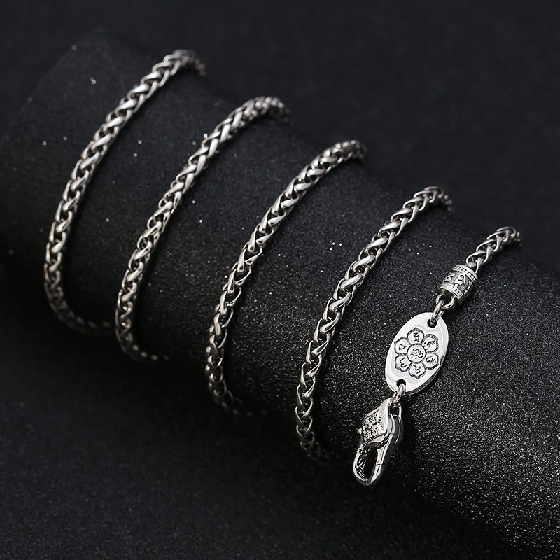 S925 Sterling Silber Kreativ-K – 925 Sterling Silver Chain Necklace Men Bewertung und Preis