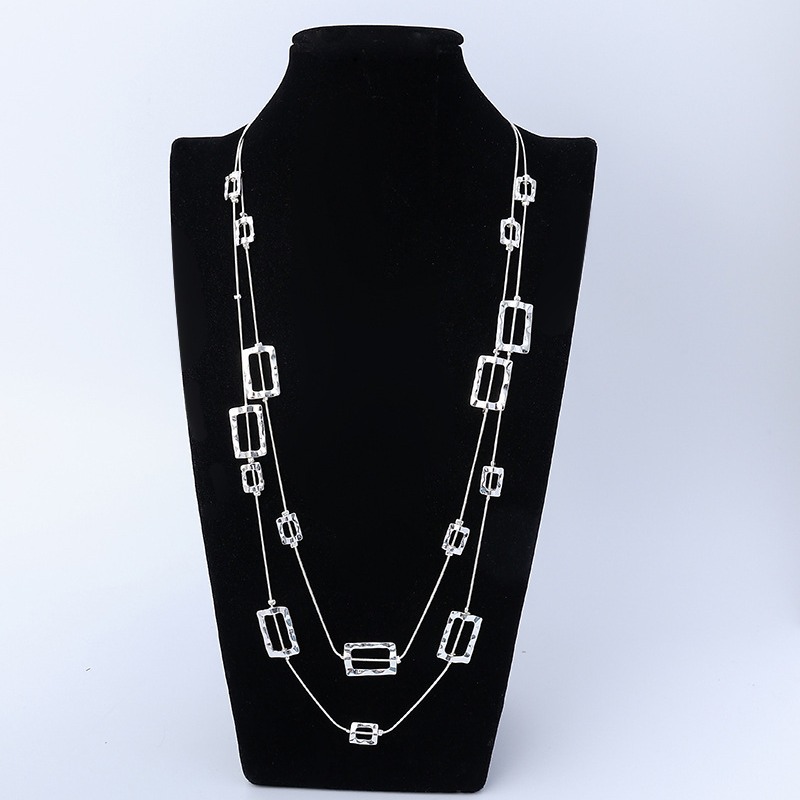 Mehrlagige lange Halskette mit – Layered Pendant Necklace Aesthetic Bewertung und Preis