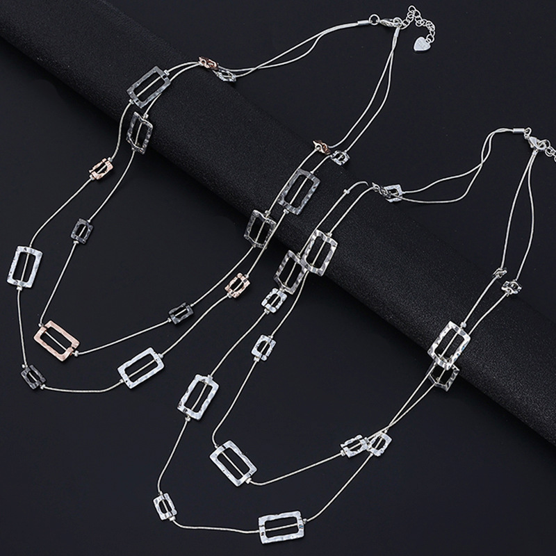 Mehrlagige lange Halskette mit – Layered Pendant Necklace Aesthetic Bewertung und Preis