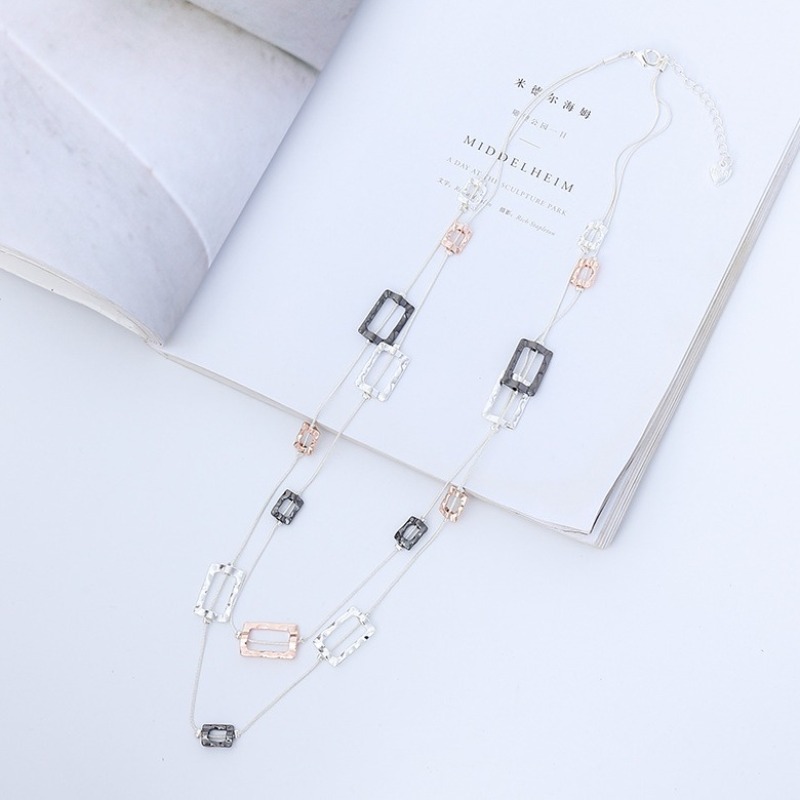 Mehrlagige lange Halskette mit – Layered Pendant Necklace Aesthetic Bewertung und Preis
