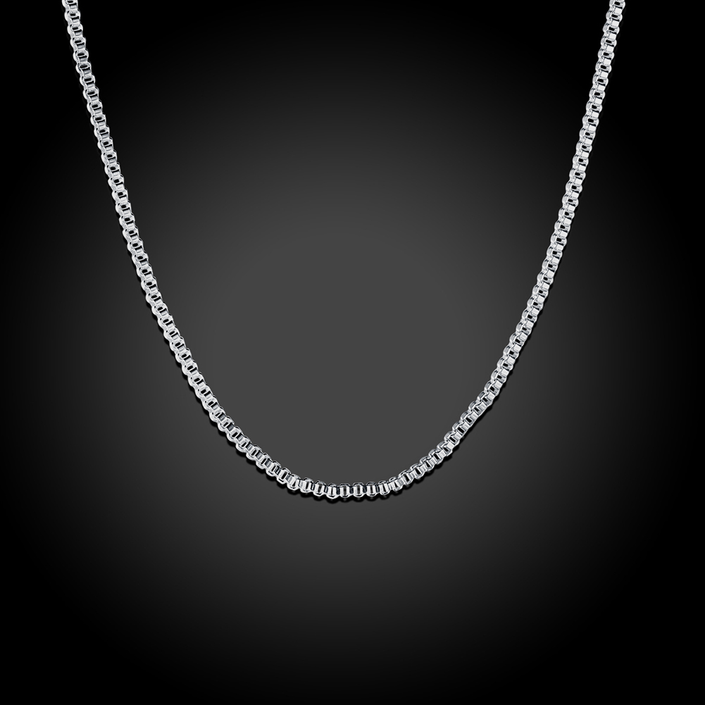 10 stücke 16-24 zoll 925 Sterl – 925 Sterling Silver Chain Necklace Men Bewertung und Preis