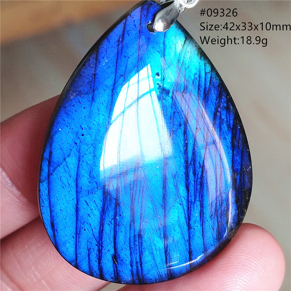 Natürlicher Blauer Labradorit- – 925 Sterling Silver Chain Necklace Men Bewertung und Preis