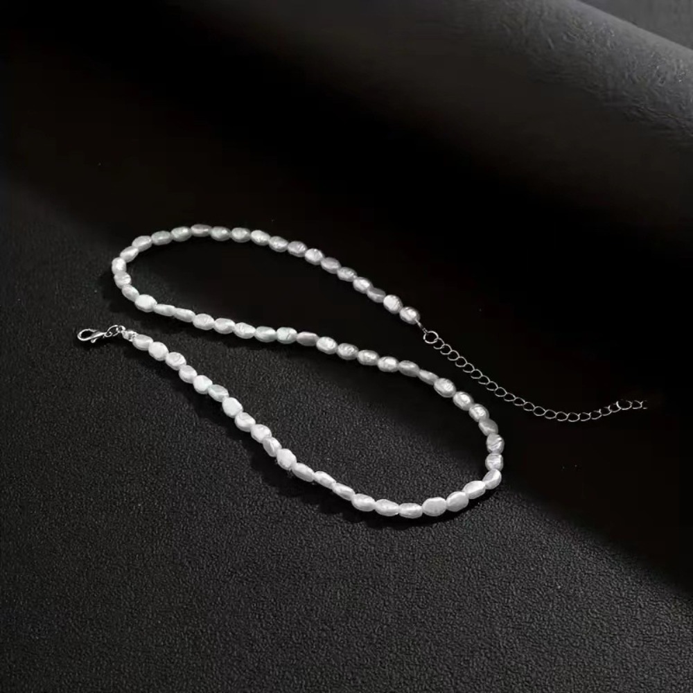 Einfache Imitationsperlen-Chok – Pearl Choker Necklace Vintage Bewertung und Preis