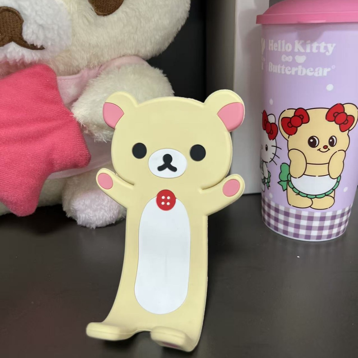 Silikon-Biege-Rilakkuma-Deskto – Watch Accessories Bewertung und Preis
