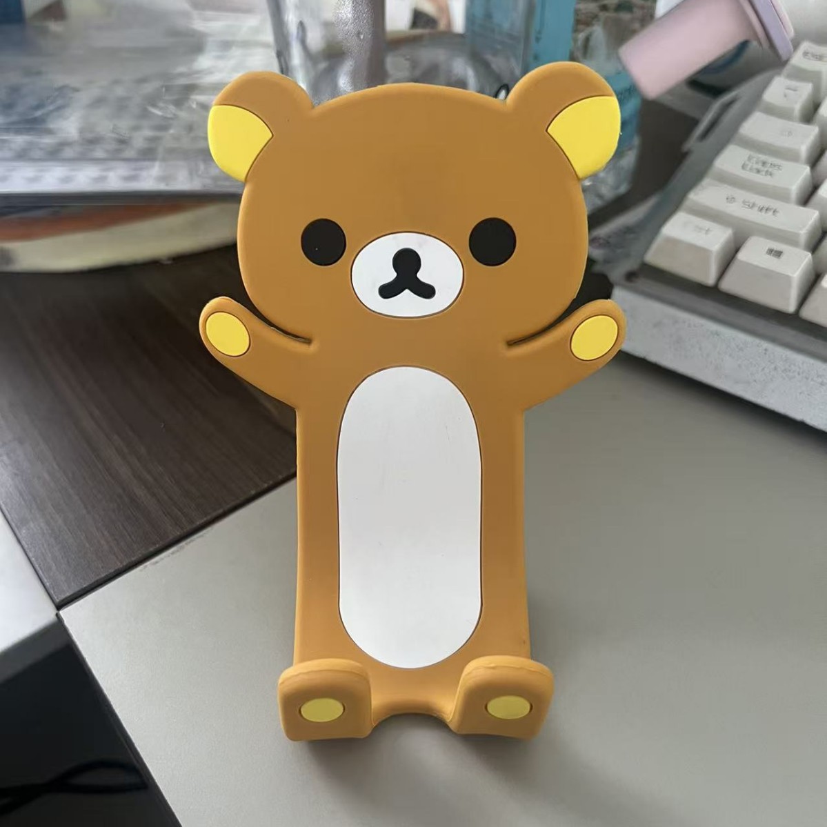 Silikon-Biege-Rilakkuma-Deskto – Watch Accessories Bewertung und Preis