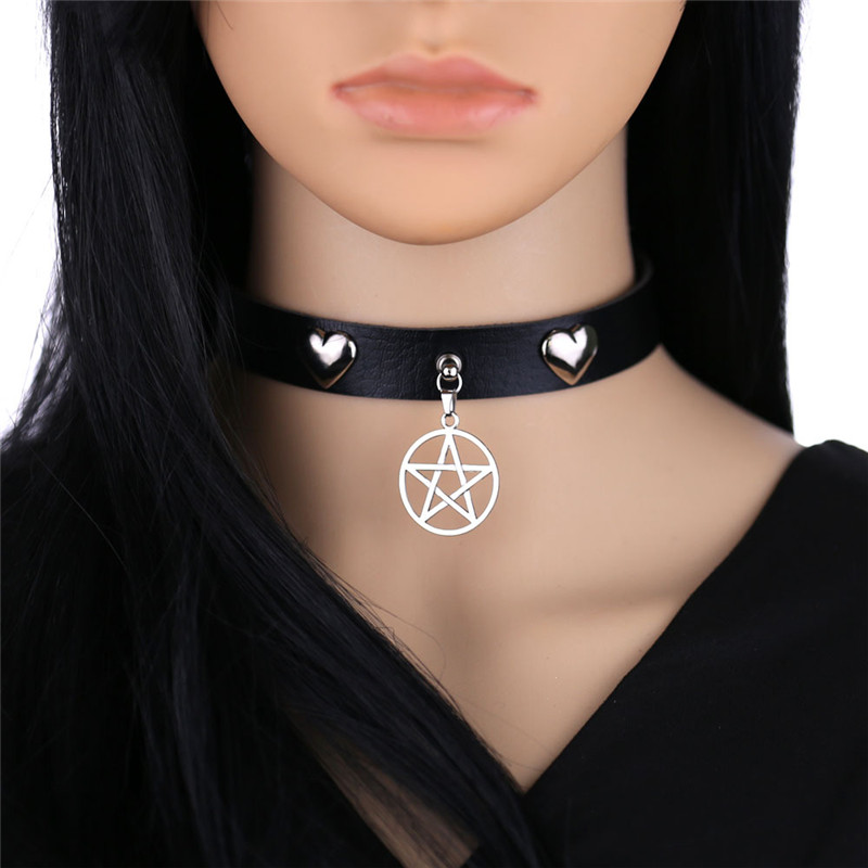 Punk Halloween Emo Cosplay Sch – Goth Punk Spike Choker Bewertung und Preis