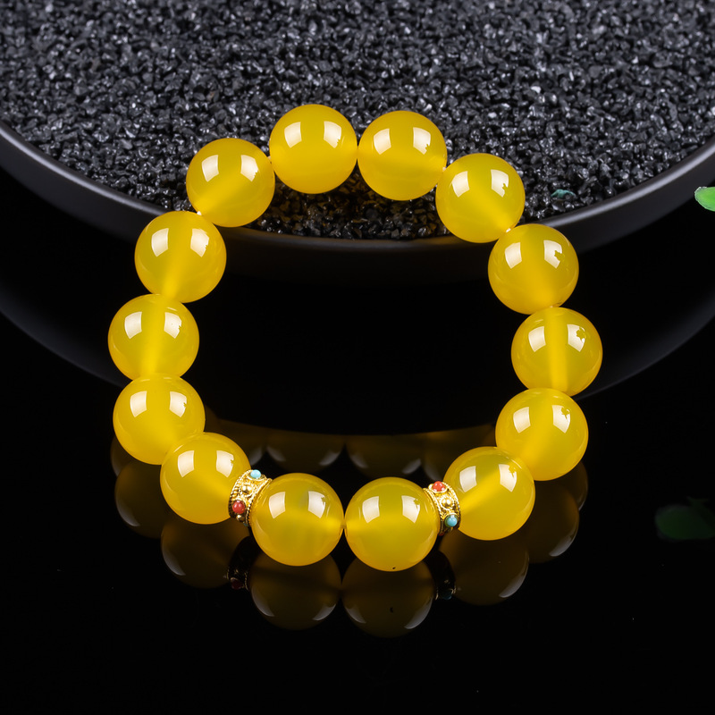 Jade-Amber-Gelb, schlicht und  – Bracelets Bewertung und Preis