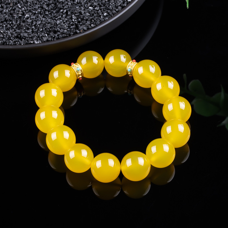 Jade-Amber-Gelb, schlicht und  – Bracelets Bewertung und Preis