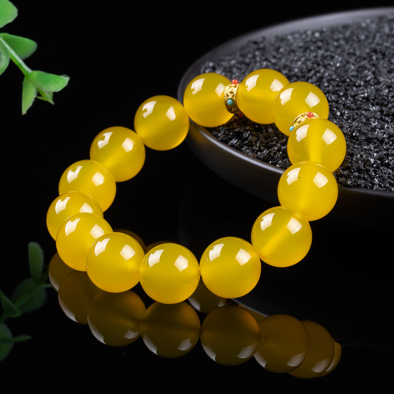 Jade-Amber-Gelb, schlicht und  – Bracelets Bewertung und Preis