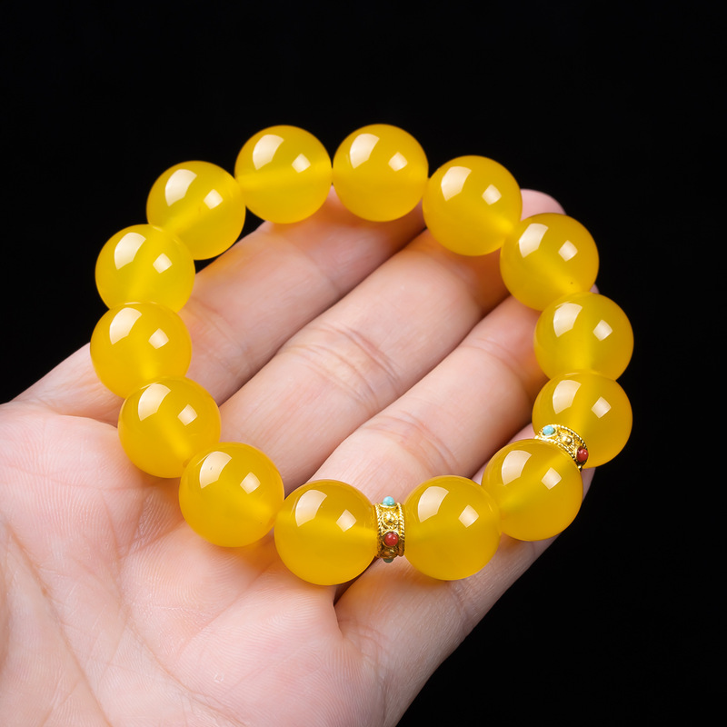 Jade-Amber-Gelb, schlicht und  – Bracelets Bewertung und Preis
