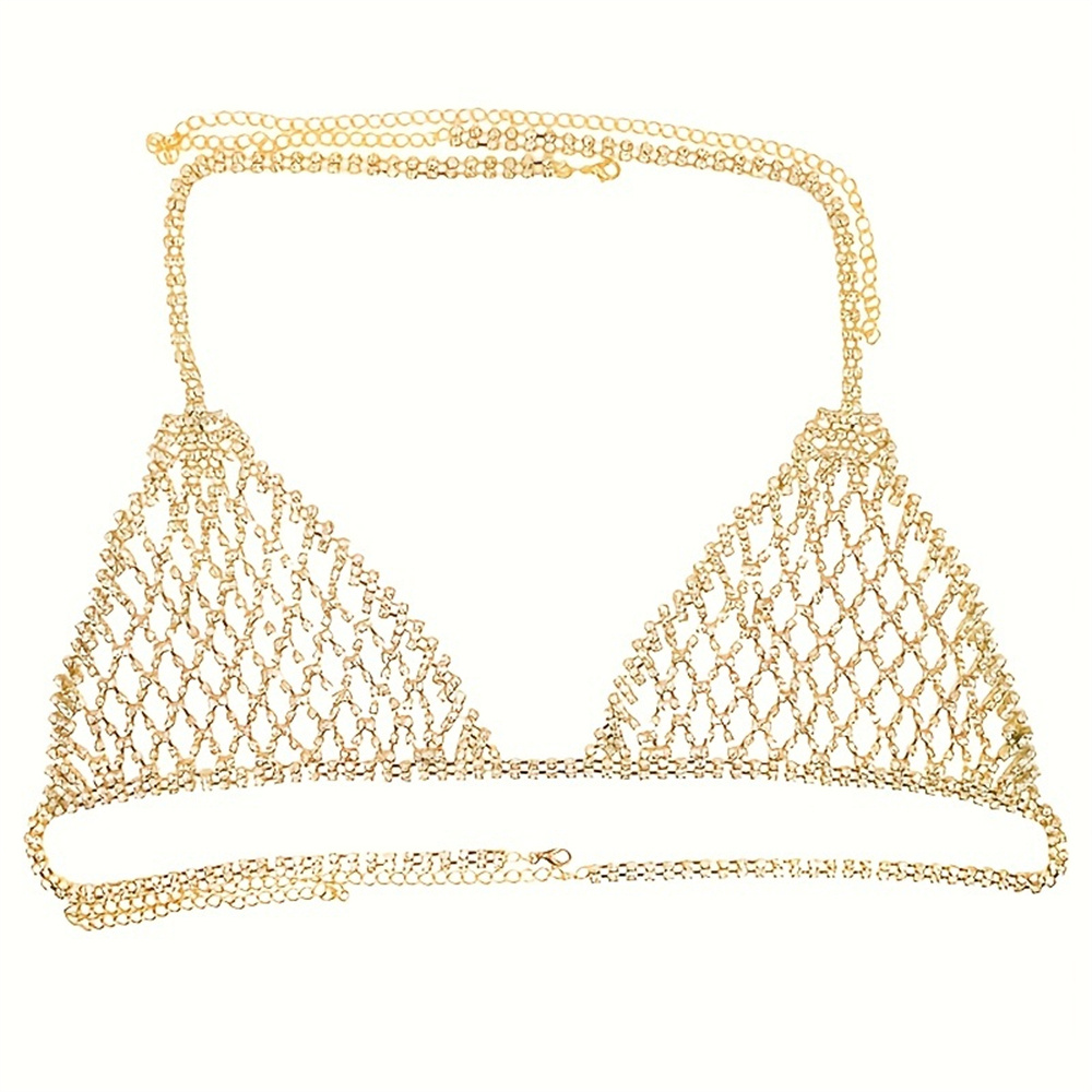 Mesh Strass BH Kette Top Körpe – Body Jewelry Bewertung und Preis
