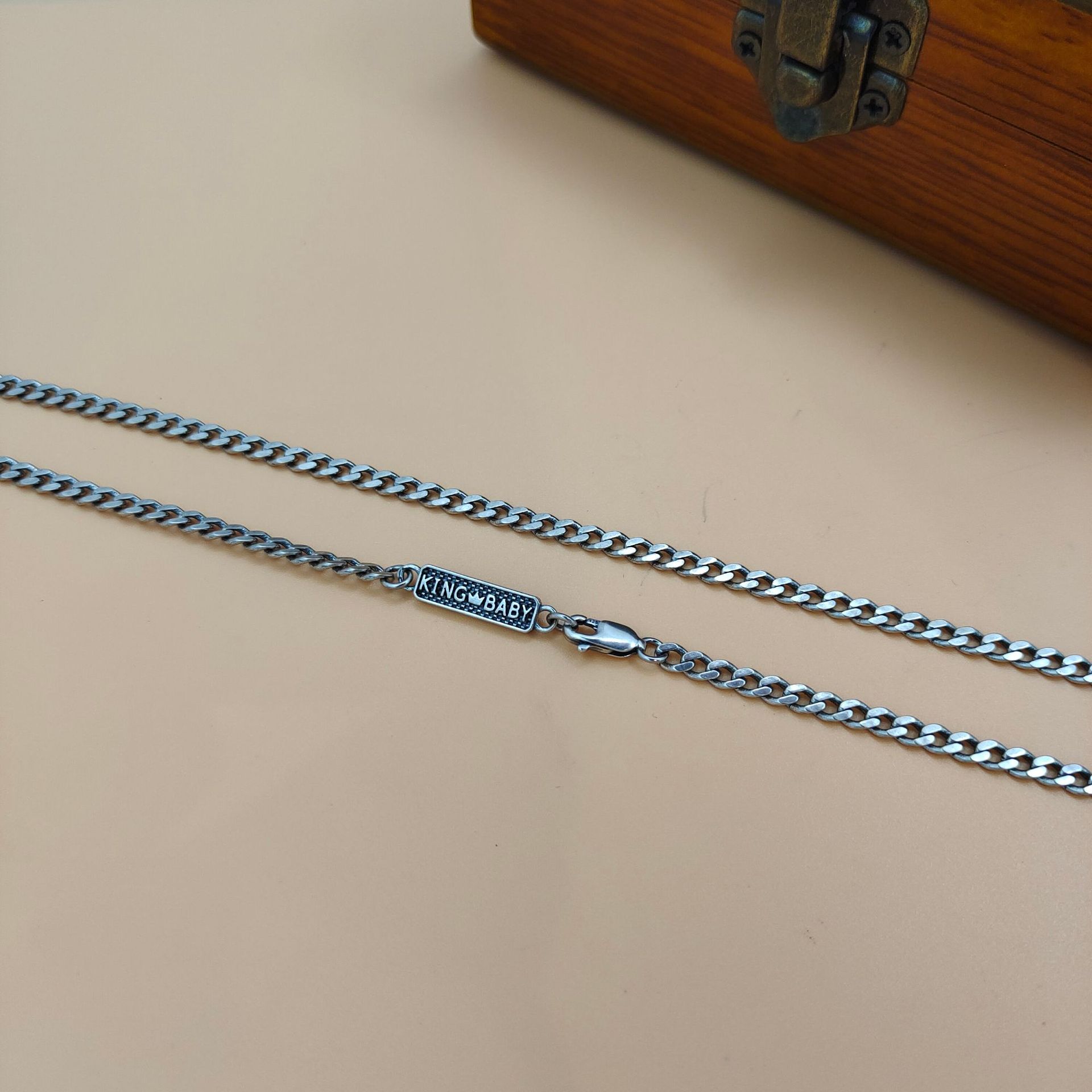 S925 Sterling Silber Trendige  – 925 Sterling Silver Chain Necklace Men Bewertung und Preis