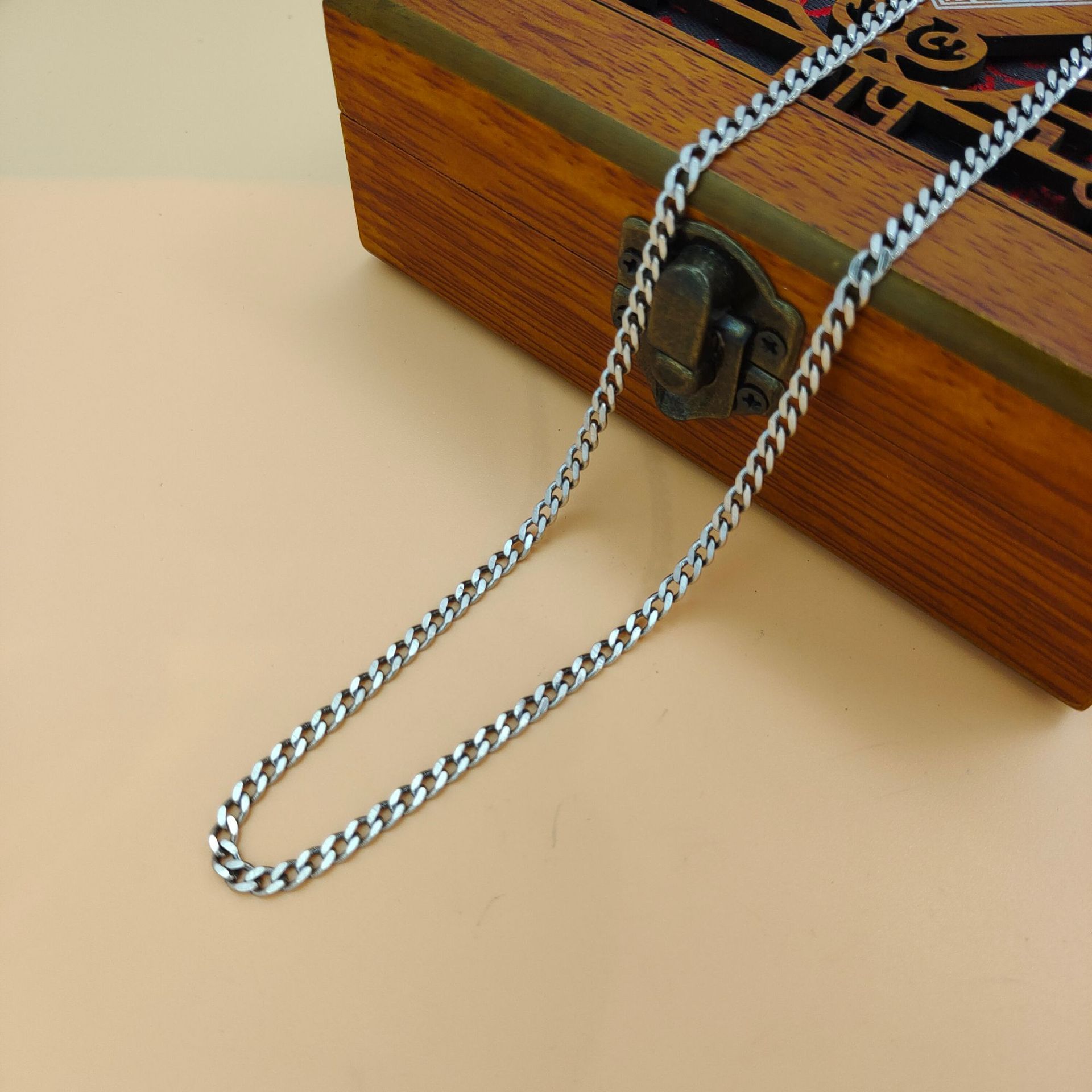 S925 Sterling Silber Trendige  – 925 Sterling Silver Chain Necklace Men Bewertung und Preis